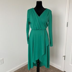 NWOT Sabie Green Wrap Dress Size Small